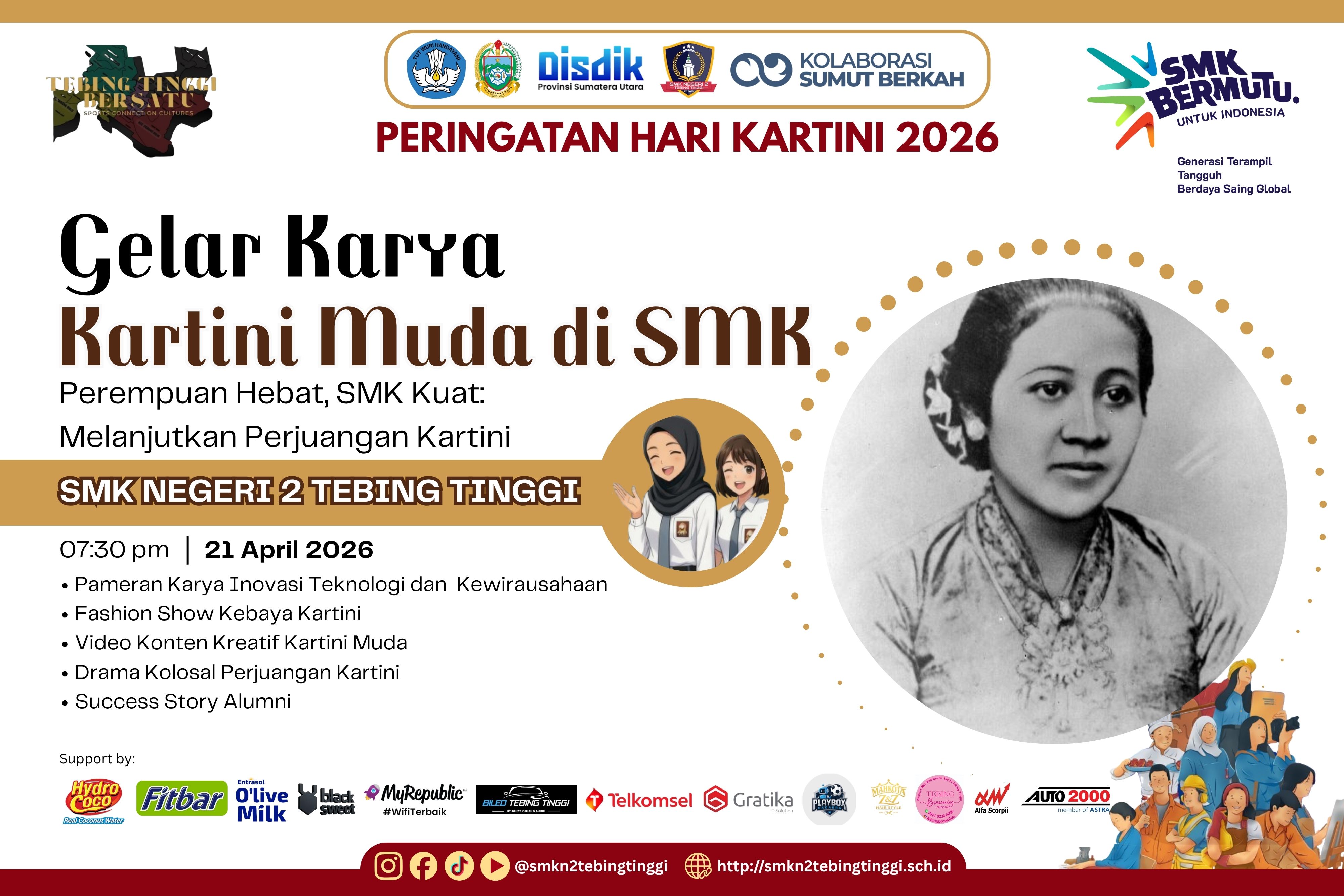 SMK N 2 Tebing Tinggi - Gelar Karya Kartini Muda di SMK Negeri 2 Tebing Tinggi 2026